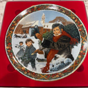 Vintage Royal Windsor Christmas Carol Plate O Christmas Tree